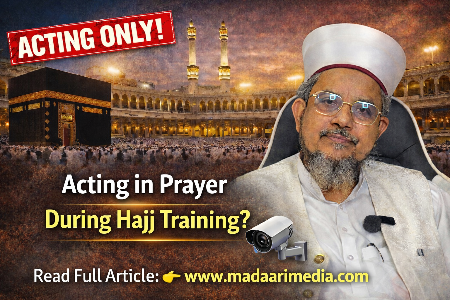 Hajj Training Mein Namaz Ki Acting